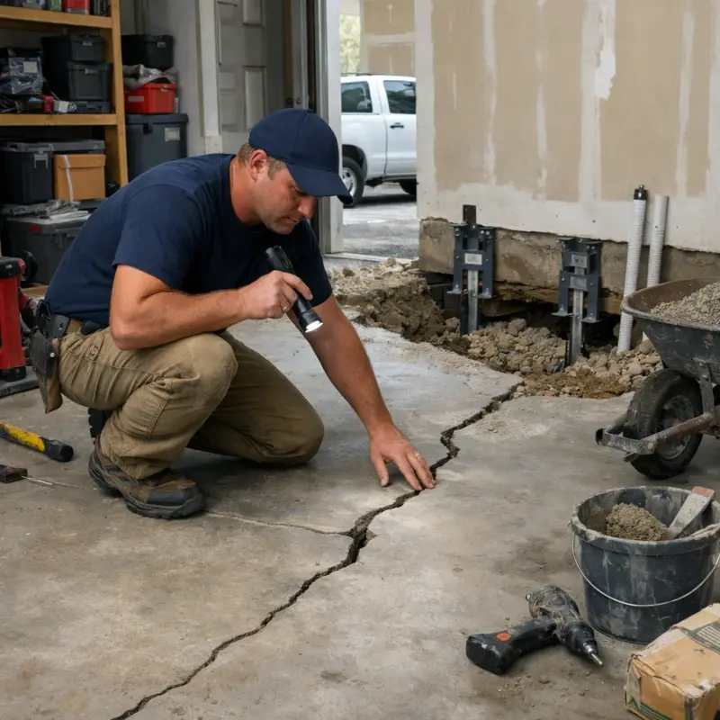 Foundation Settling Repair Irving
